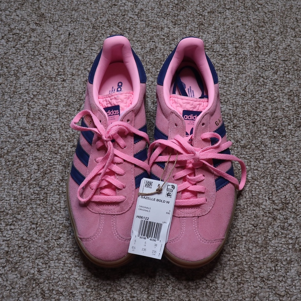 adidas Gazelle Bold "Pink Glow" platform